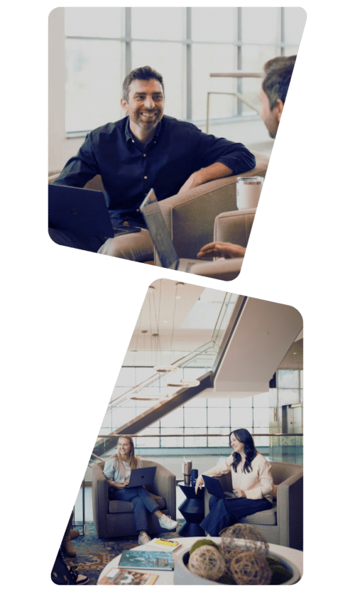 Finance and banking professionals in a meeting — Celarity finance staffing agency Minneapolis