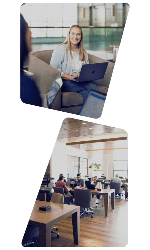Private equity leadership team in a boardroom — Celarity private equity talent solutions